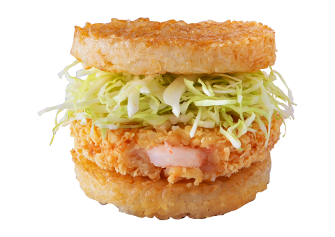 海味蝦排米堡