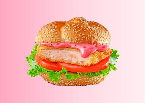 草莓煉乳鮭魚芝加哥堡